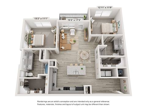Floorplan B2 layout