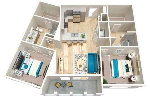 Floorplan B2 layout