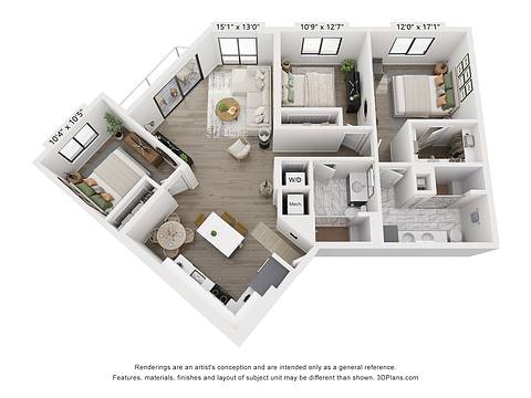 Floorplan D2 layout