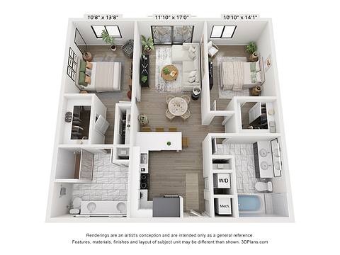 Floorplan C1 EXT layout