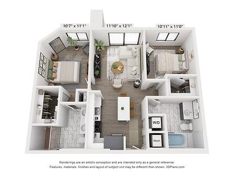 Floorplan C1 H2 layout
