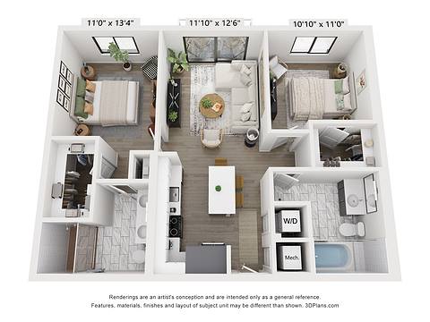 Floorplan C1 layout
