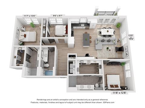 Floorplan C1 layout