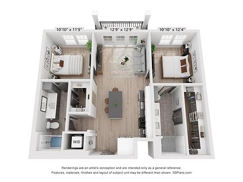 Floorplan B2 layout