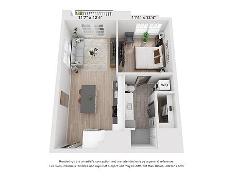 Floorplan A1 layout
