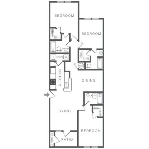 Floorplan C1 layout