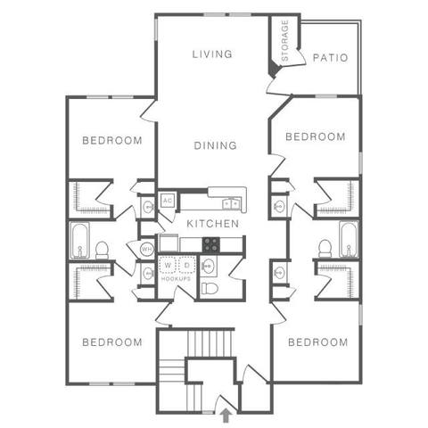 Floorplan D2 layout
