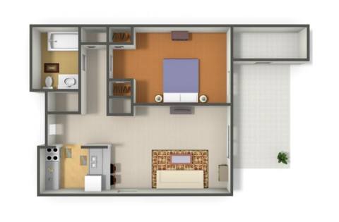 Floorplan A1R layout