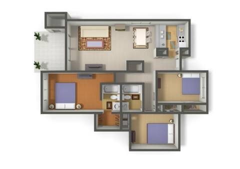 Floorplan C1R layout
