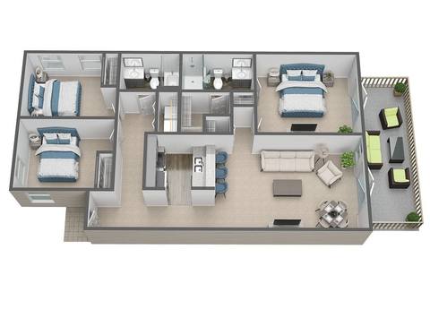 Floorplan C2R layout