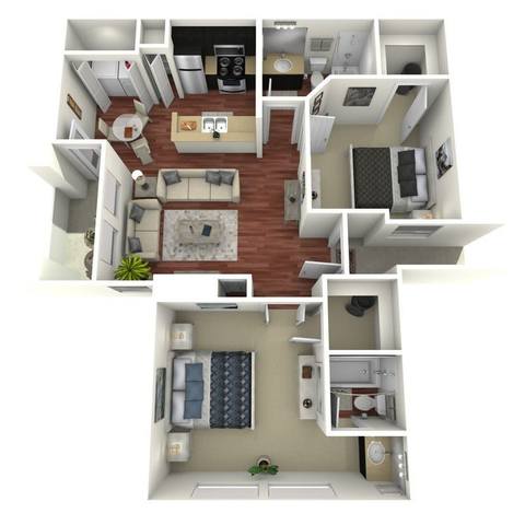 Floorplan B2 layout