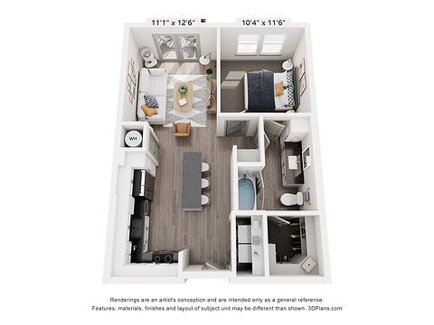Floorplan A1 layout
