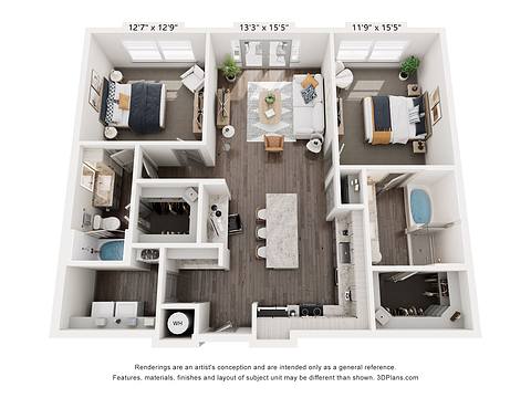 Floorplan B3 layout
