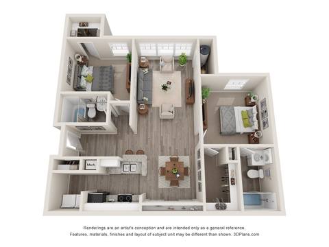 Floorplan Vista layout