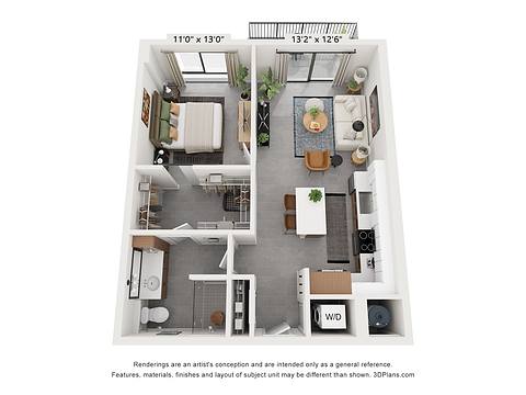 Floorplan A1 layout