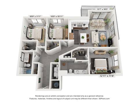 Floorplan C3 layout
