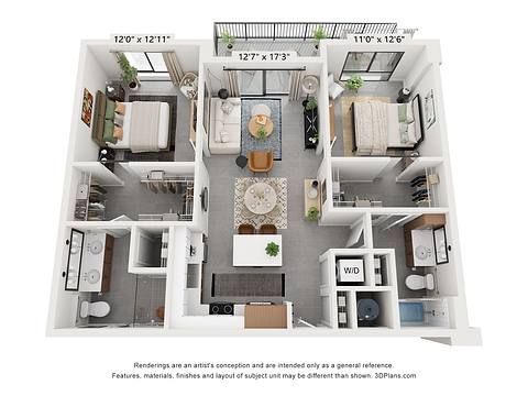 Floorplan B1 layout