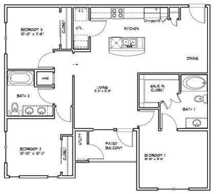 Floorplan Marley layout