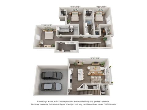 Floorplan TH-2 layout