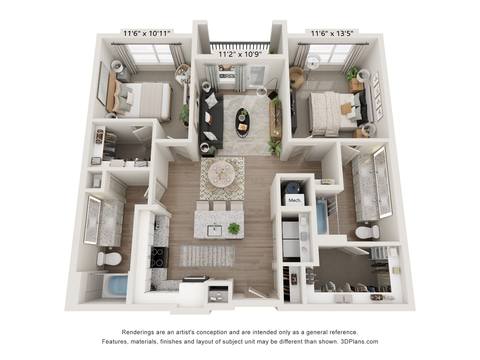 Floorplan B3 layout