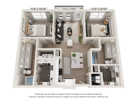Floorplan B1 layout