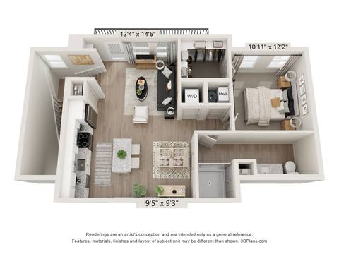 Floorplan F1 layout