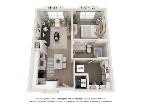 Floorplan A1 layout