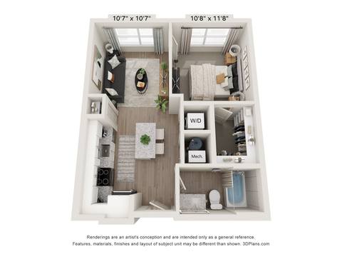Floorplan E2 layout