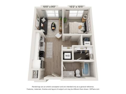 Floorplan E1 layout