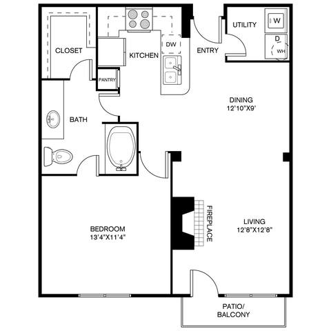 Floorplan A2 layout