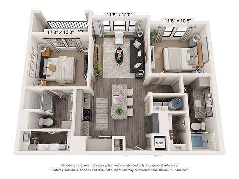 Floorplan B1 layout