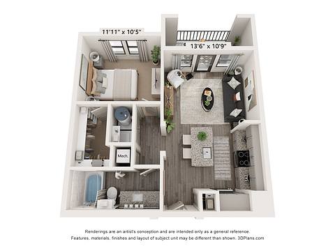 Floorplan A2 layout