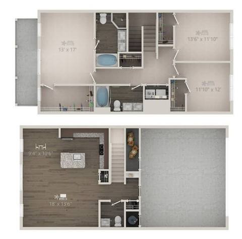 Floorplan The Egret TH layout