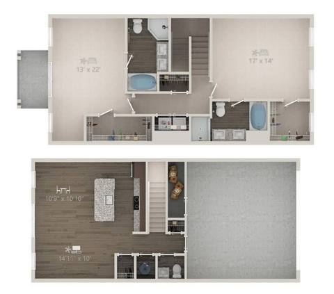 Floorplan The Heron TH layout