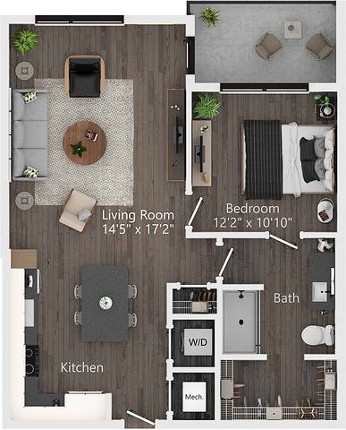 Floorplan A1 layout