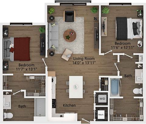 Floorplan B1.1 layout