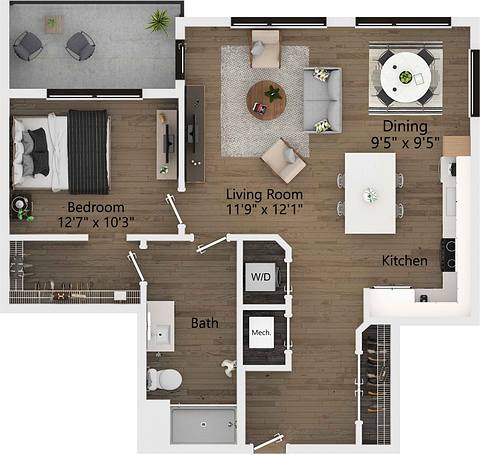 Floorplan A2 layout