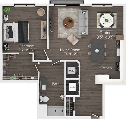 Floorplan A2.1 layout