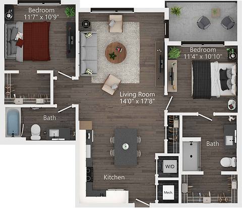Floorplan B1.2 layout