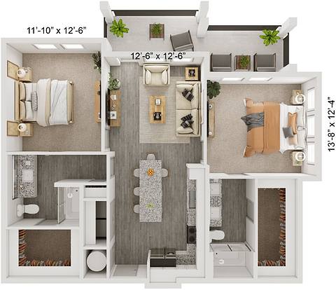Floorplan B1.2 layout