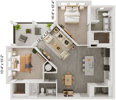 Floorplan B2 layout
