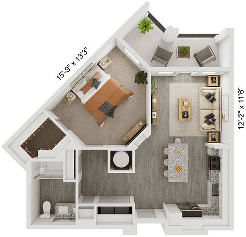 Floorplan A2 layout