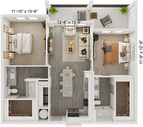 Floorplan B1.1 layout