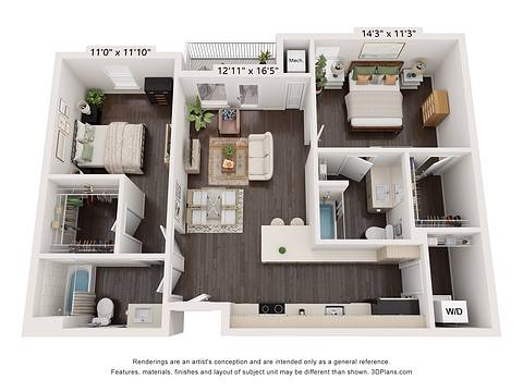 Floorplan B7.1 layout