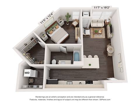 Floorplan A2.1 layout