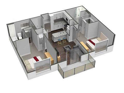 Floorplan B1 layout