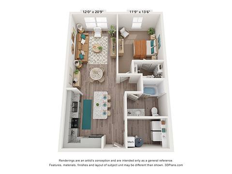 Floorplan A2 layout