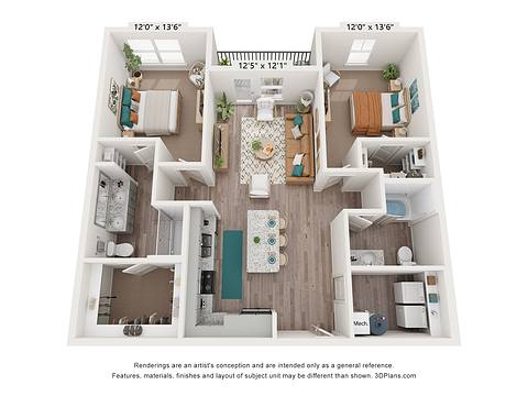 Floorplan B1 layout