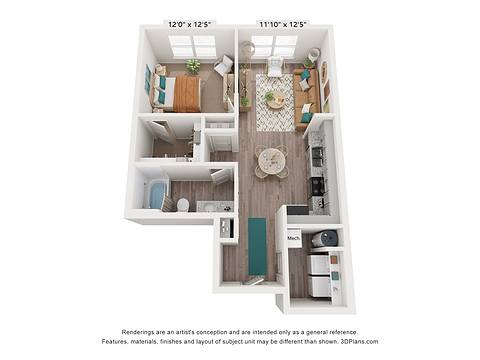 Floorplan AS1 layout