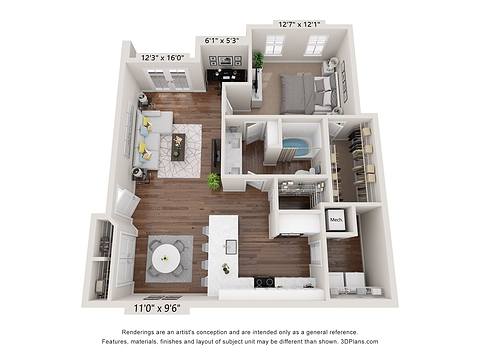 Floorplan A1 layout
